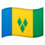 St. Vincent & Grenadines Flag emoji in Google's design style - Unicode 1F1FB-1F1E8