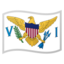 U.S. Virgin Islands Flag emoji in Google's design style - Unicode 1F1FB-1F1EE