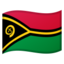 Vanuatu Flag emoji in Google's design style - Unicode 1F1FB-1F1FA