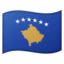 Kosovo Flag emoji in Google's design style - Unicode 1F1FD-1F1F0