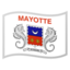 Mayotte Flag emoji in Google's design style - Unicode 1F1FE-1F1F9