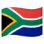 South Africa Flag emoji in Google's design style - Unicode 1F1FF-1F1E6