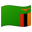 Zambia Flag emoji in Google's design style - Unicode 1F1FF-1F1F2