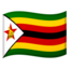 Zimbabwe Flag emoji in Google's design style - Unicode 1F1FF-1F1FC