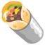 BURRITO emoji in Google's design style - Unicode 1F32F