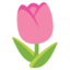 TULIP emoji in Google's design style - Unicode 1F337