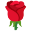 ROSE emoji in Google's design style - Unicode 1F339