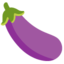 AUBERGINE emoji in Google's design style - Unicode 1F346