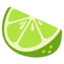 LIME emoji in Google's design style - Unicode 1F34B-200D-1F7E9