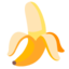 BANANA emoji in Google's design style - Unicode 1F34C