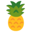 PINEAPPLE emoji in Google's design style - Unicode 1F34D