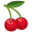 CHERRIES emoji in Google's design style - Unicode 1F352