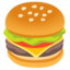 HAMBURGER emoji in Google's design style - Unicode 1F354