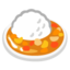 CURRY AND RICE emoji in Google's design style - Unicode 1F35B