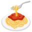 SPAGHETTI emoji in Google's design style - Unicode 1F35D