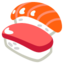 SUSHI emoji in Google's design style - Unicode 1F363