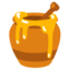 HONEY POT emoji in Google's design style - Unicode 1F36F