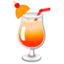 TROPICAL DRINK emoji in Google's design style - Unicode 1F379