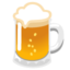 BEER MUG emoji in Google's design style - Unicode 1F37A