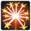 FIREWORK SPARKLER emoji in Google's design style - Unicode 1F387