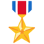 MILITARY MEDAL emoji in Google's design style - Unicode 1F396-FE0F