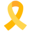 REMINDER RIBBON emoji in Google's design style - Unicode 1F397-FE0F