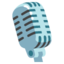 STUDIO MICROPHONE emoji in Google's design style - Unicode 1F399-FE0F