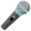 MICROPHONE emoji in Google's design style - Unicode 1F3A4