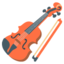 VIOLIN emoji in Google's design style - Unicode 1F3BB