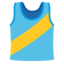 RUNNING SHIRT WITH SASH emoji in Google's design style - Unicode 1F3BD