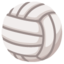 VOLLEYBALL emoji in Google's design style - Unicode 1F3D0