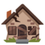 DERELICT HOUSE emoji in Google's design style - Unicode 1F3DA-FE0F