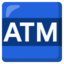 AUTOMATED TELLER MACHINE emoji in Google's design style - Unicode 1F3E7