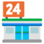 CONVENIENCE STORE emoji in Google's design style - Unicode 1F3EA