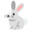 RABBIT emoji in Google's design style - Unicode 1F407