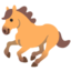 HORSE emoji in Google's design style - Unicode 1F40E