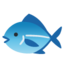 FISH emoji in Google's design style - Unicode 1F41F