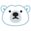 POLAR BEAR emoji in Google's design style - Unicode 1F43B-200D-2744-FE0F