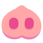 PIG NOSE emoji in Google's design style - Unicode 1F43D