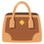 HANDBAG emoji in Google's design style - Unicode 1F45C