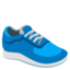 ATHLETIC SHOE emoji in Google's design style - Unicode 1F45F