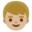 BOY emoji with medium-light skin tone skin tone