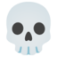 SKULL emoji in Google's design style - Unicode 1F480