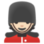 GUARDSMAN emoji with light skin tone skin tone