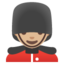 MAN GUARD emoji with medium-light skin tone skin tone