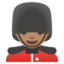 MAN GUARD emoji with medium skin tone skin tone