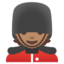 GUARDSMAN emoji with medium skin tone skin tone