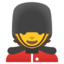 GUARDSMAN emoji in Google's design style - Unicode 1F482