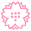 WHITE FLOWER emoji in Google's design style - Unicode 1F4AE