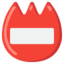 NAME BADGE emoji in Google's design style - Unicode 1F4DB